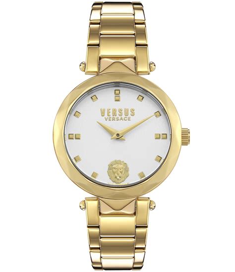 versus versace covent garden gold|Versus by Versace Women's Covent Garden Analog Gold .